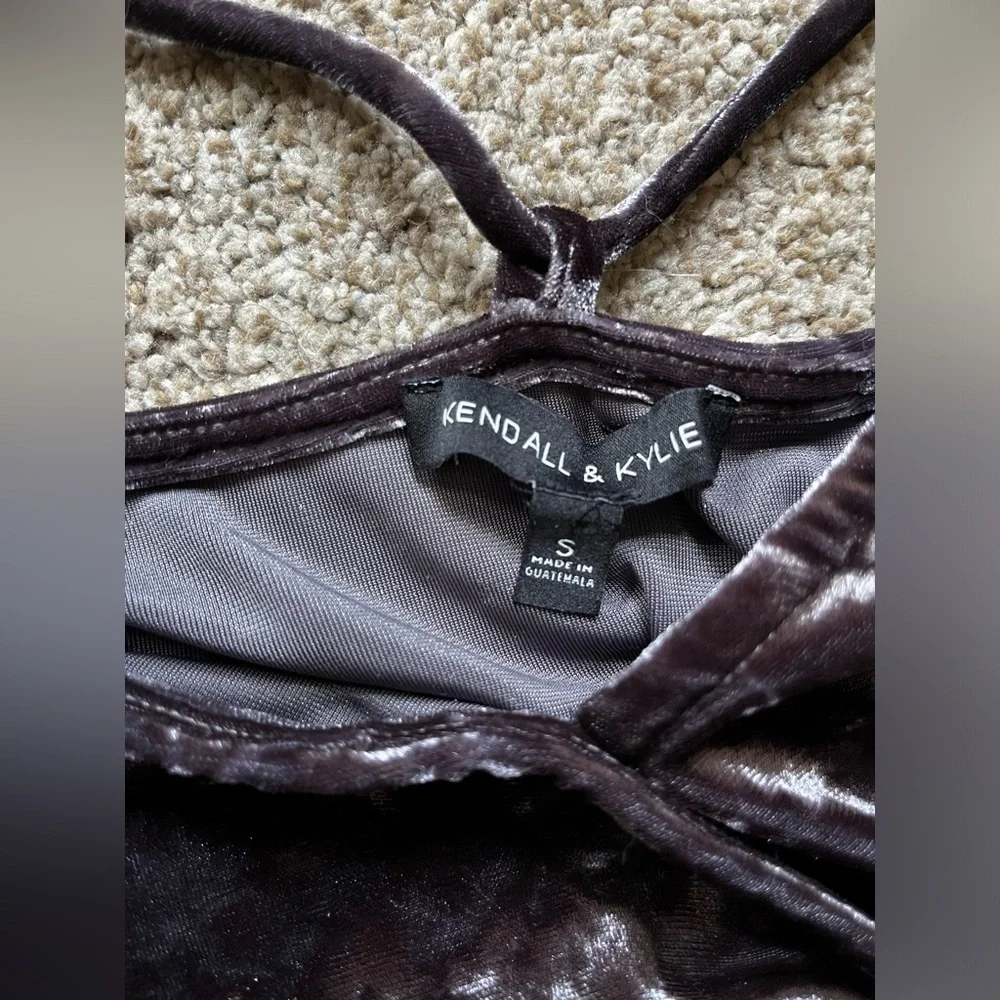 Velvet Ruffle Romper! - Picture 3 of 3